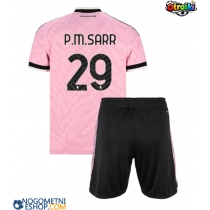 Otroški Nogometni dresi Juventus Pape Matar Sarr #29 Gostujoči 2026-27 Kratek Rokav (+ Kratke hlače)